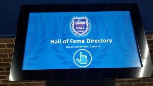 Catawba College Sports Hall of Fame Kiosk