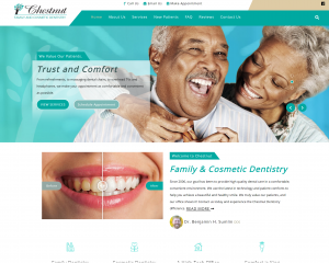 Chestnut Dentistry Website
